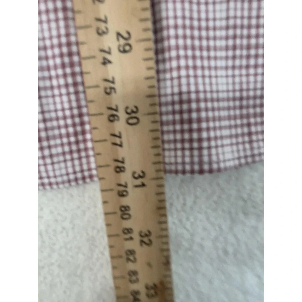 UNTUCKit Shirt Mens Beckman 2XL‎ Red Check Long Sleeve Button Stretch Beckman